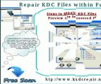 KDC Repair:Make Corrupted KDC Files Accessible