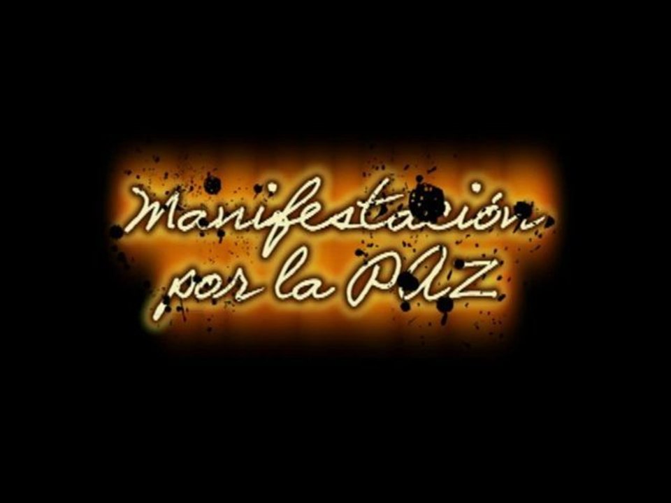 manifestacion por la paz