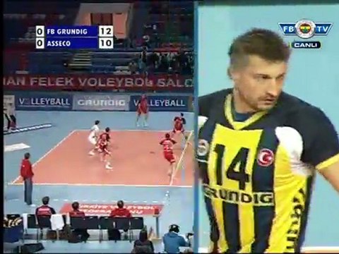 31 Ocak 2012 Fenerbahçe Grundig - Assego Resovia Rzeszow Maçı 1.Set