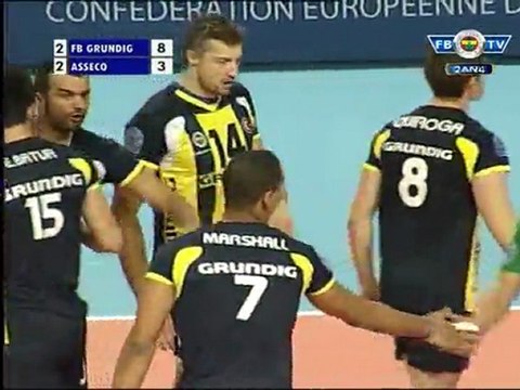 31 Ocak 2012 Fenerbahçe Grundig - Assego Resovia Rzeszow Maçı 5.Set
