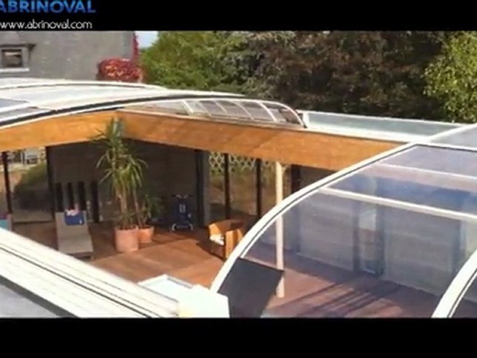 fermeture abri de piscine telescopique abrinoval