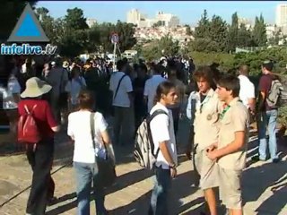Protesta de sobrevivientes del Holocausto
