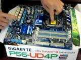 Gigabyte P55-UD4P P55 LGA1156 Core i5 Motherboard Unboxing Linus Tech Tips