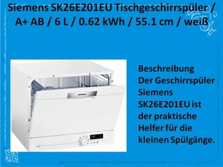 TOP 10 Tisch Geschirrspüler zu kaufen