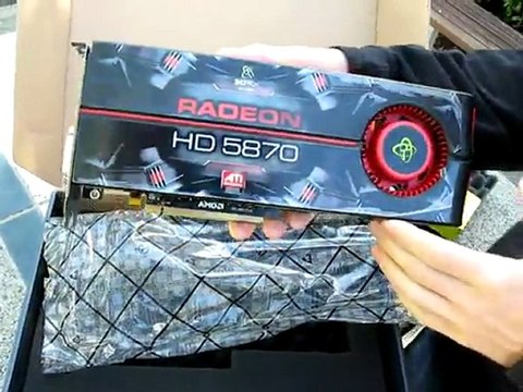 Radeon HD 5870 1GB ATI Video Card XFX Unboxing Linus Tech Tips