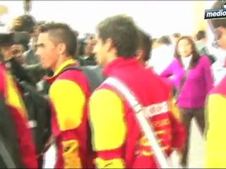 Medio Tiempo: Llegada Unión Española a Monterrey.mov