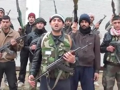 فري برس حمص الرستن انشقاق الملازم اول عقبة سعد الدين 1 2 2012