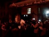 فري برس   حلب الباب    مظاهرة مسائية 31 1 2012 ج1