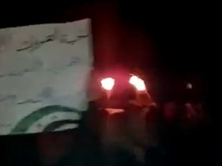 فري برس   مظاهرة مسائية في يلدا بريف دمشق 31 1 2012