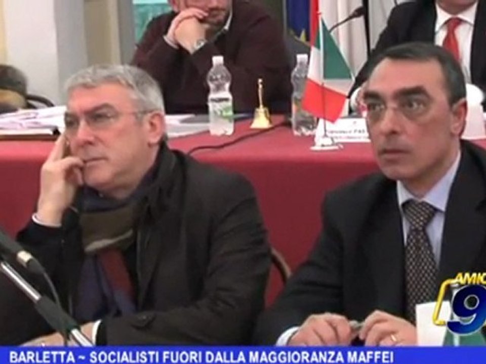 Barletta | Socialisti fuori dalla maggioranza Maffei