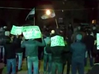 فري برس   دمشق مظاهرة القابون 31 01 2012