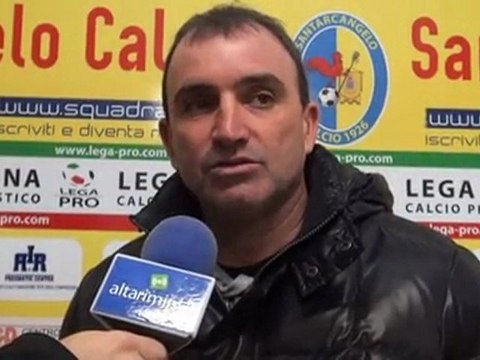 Calcio: interviste Angelini Antoniacci pre santarcangelo bellaria.wmv