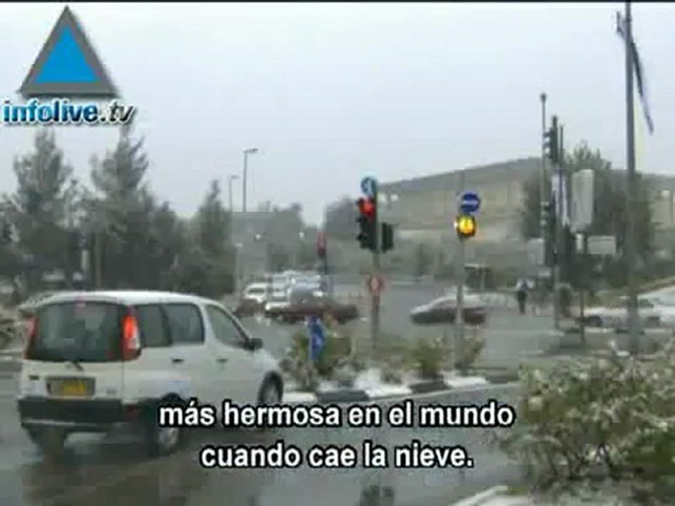 Jerusalén se prepara para la nieve