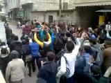 فري برس   ادلب  جسرالشغور دركوش مظاهرات طلابية تطالب باسقاط النظام 31 1 2012