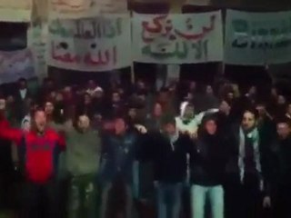 فري برس   إدلب   بنش    مسا ئية بنش ليوم 31 1 2012 جـ4