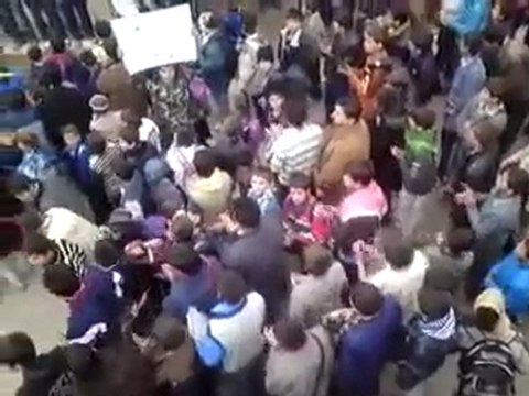فري برس ادلب التح مظاهرة لأحرار التح نصرة لمعرة النعمان 31 1 2012