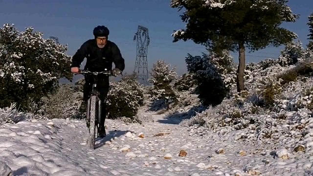 vtt pilon sous la neige le 01fev2012