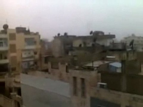 فري برس إدلب أريحا قصف عشوائي على المنازل 31 1 2012
