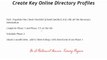 Create Key Online Directory Profiles Pt 1