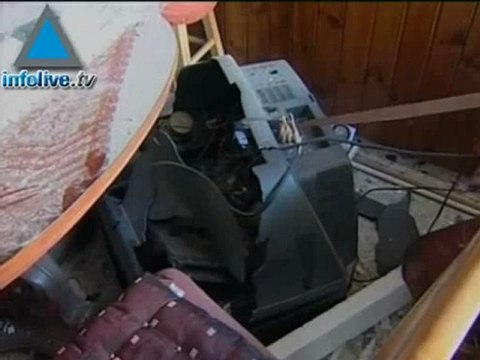 Cohete kasam impacta en vivienda en Sderot