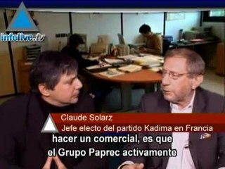 Claude Solarz - nuevo líder de Kadima en Francia, presenta s