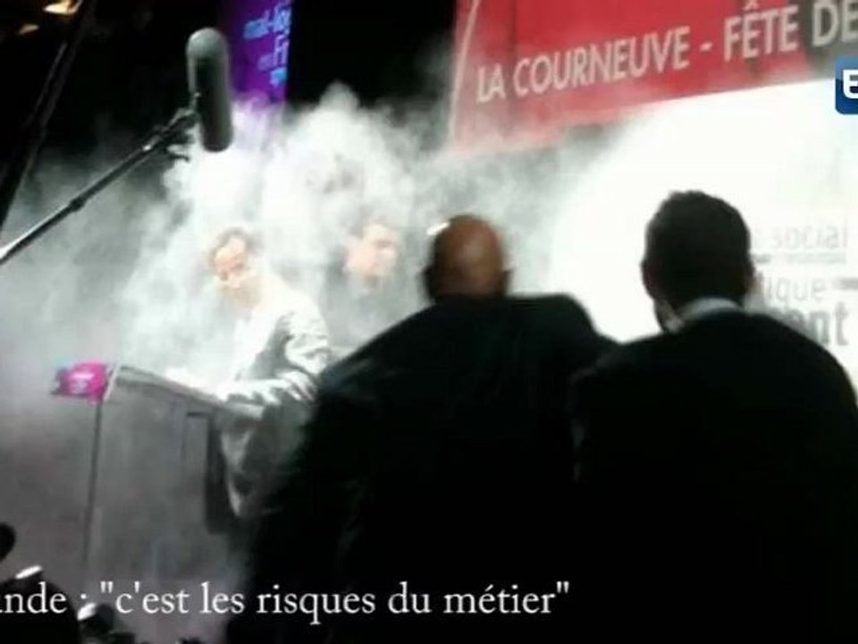 Hollande : "c'est les risques du métier"