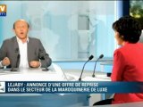 Jean-Luc Bennahmias avec Ruth Elkrief sur BFM TV