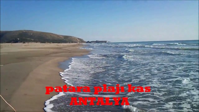 patara plajı kaş antalya 2012
