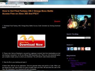 Get Final Fantasy XIII-2 Omega Boss Battle Access Code - Xbox 360 / PS3