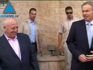 طوني بلير في زيارة لرام الله