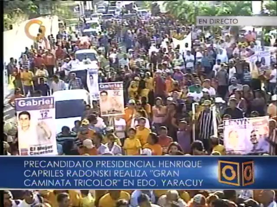 Capriles Radonski sobre Chávez: "Hay algunos que están de despedida"