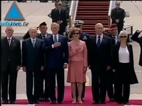 Infolive.tv: PM Ehud Olmert alabó al Presidente George Bush