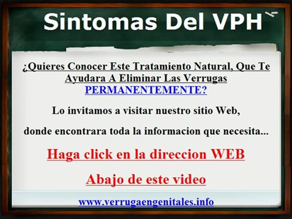 Sintomas Del VPH