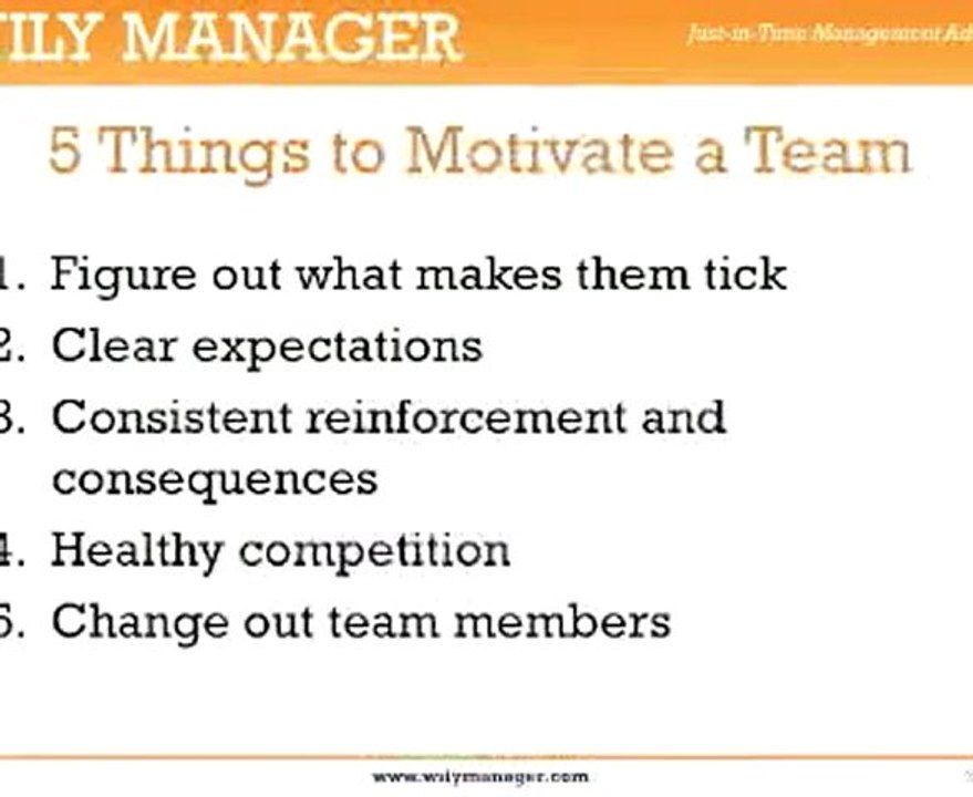Team Motivation Activities - A Step by Step Guide for Busy Managers