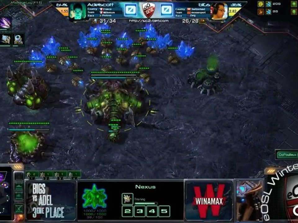 Petite finale - Adel vs biGs - match 1 - eOSL Winter'12