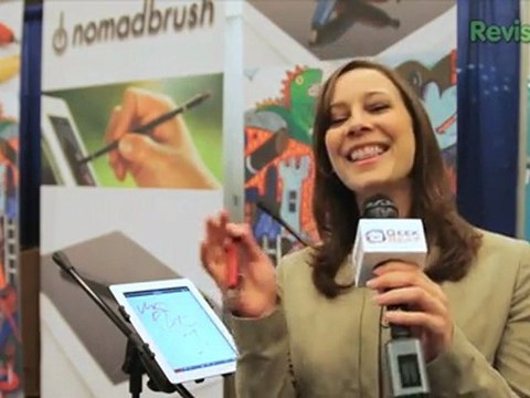 MacWorld/iWorld 2012 - Nomad Brush Stylus - GeekBeat Reviews