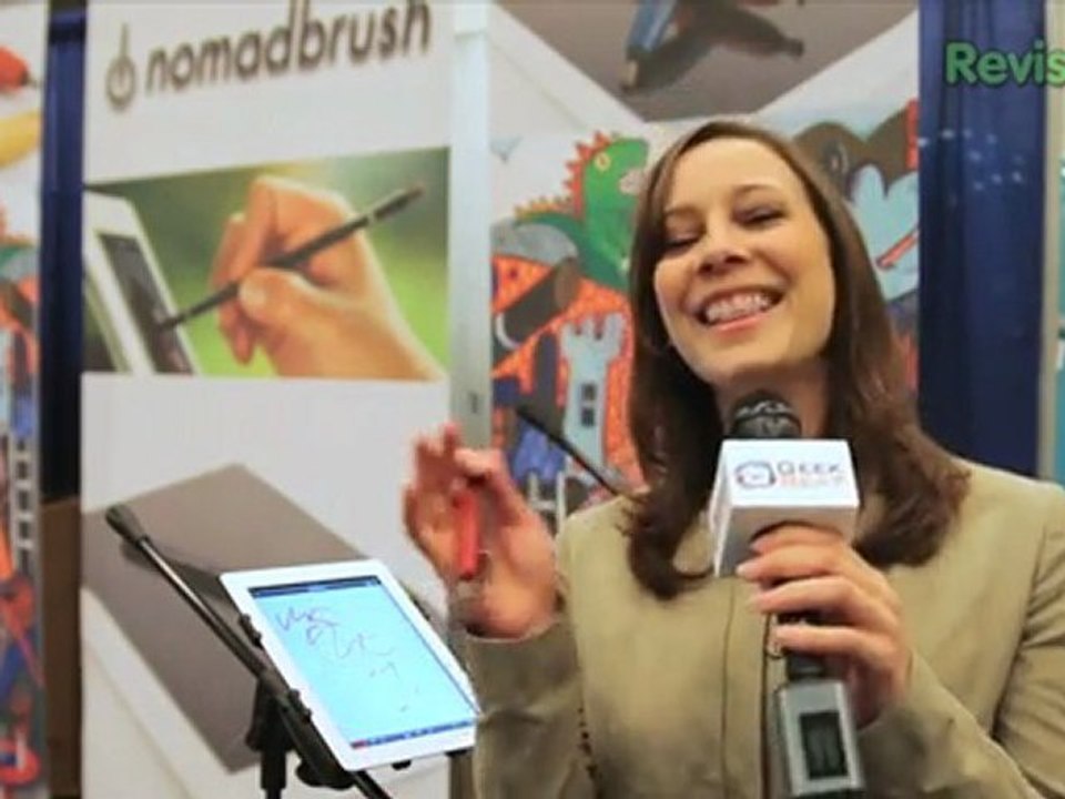 MacWorld/iWorld 2012 - Nomad Brush Stylus - GeekBeat Reviews