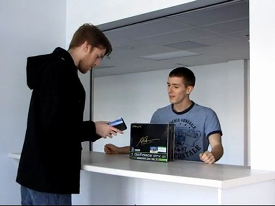 How I Got my GeForce GTX 480 Fermi DirectX 11 Video Card on Launch Day Linus Tech Tips