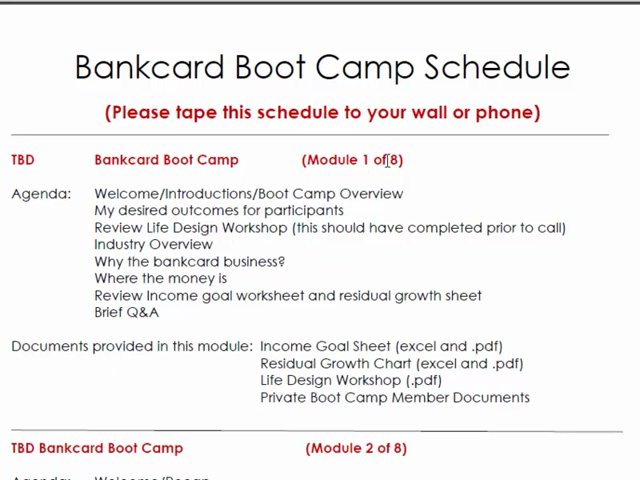 Training How to Sell Merchant Services - Bankcard Agent