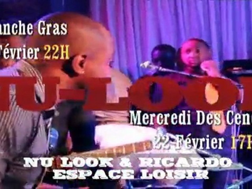 RICARDO LE PRESIDENT DU COMPAS, NU LOOK, ARLY LARIVIERE live espace loisir ZIPPS