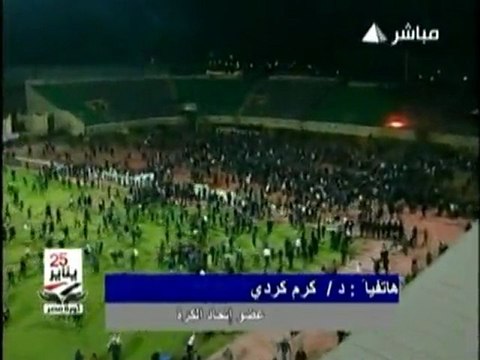 Egyptians killed after fans storm soccer field