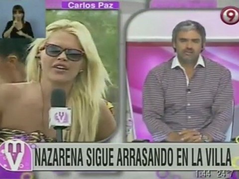 Nazarena habla de Pedro y Paula en Más Viviana 1 - 31 de Enero