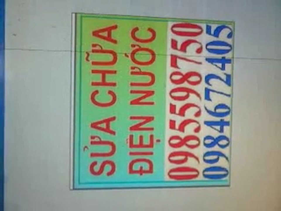 sua dien nuoc