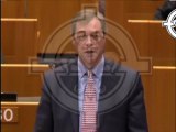 Europe 01/02/12 - Nigel Farage au parlement européen - VF