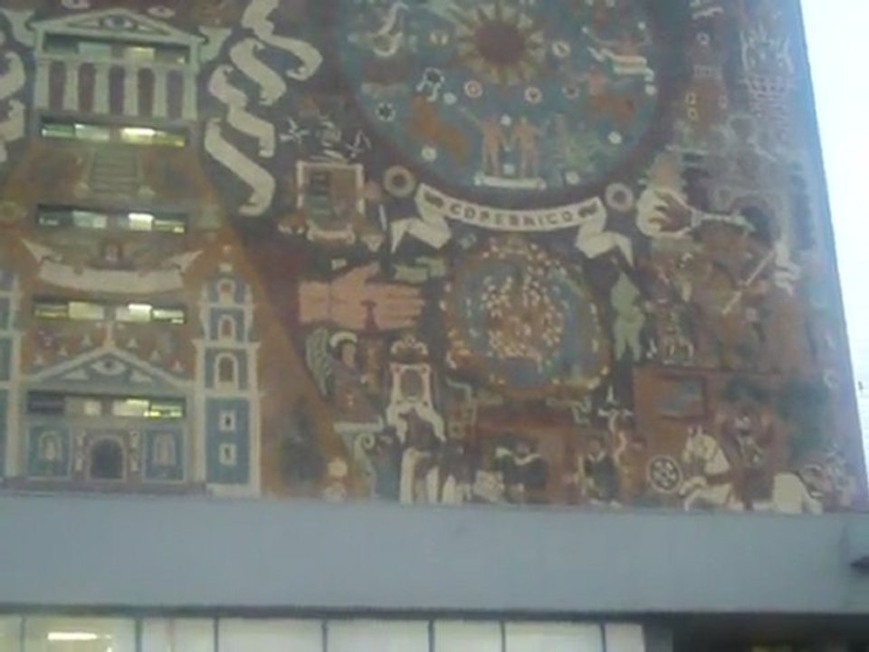 Meksika UNAM Üniversitesi 14 ( Merkez Kütüphane Kuzey)