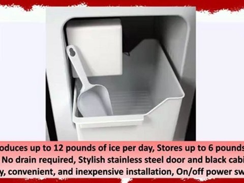 BEST Ice Makers Cover – EdgeStar 12 Lbs. Built-In Ice Maker - Stainless Steel Door for Sale