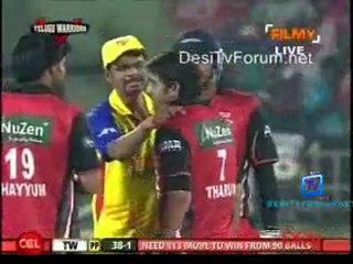 Telugu Warriors vs.Chennai Rhinos - Telugu Warriors Inning 05-6