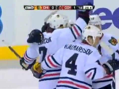 Chicago Blackhawks Burned by Flames