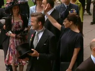 David Beckham given a red card at son Romeo's football match