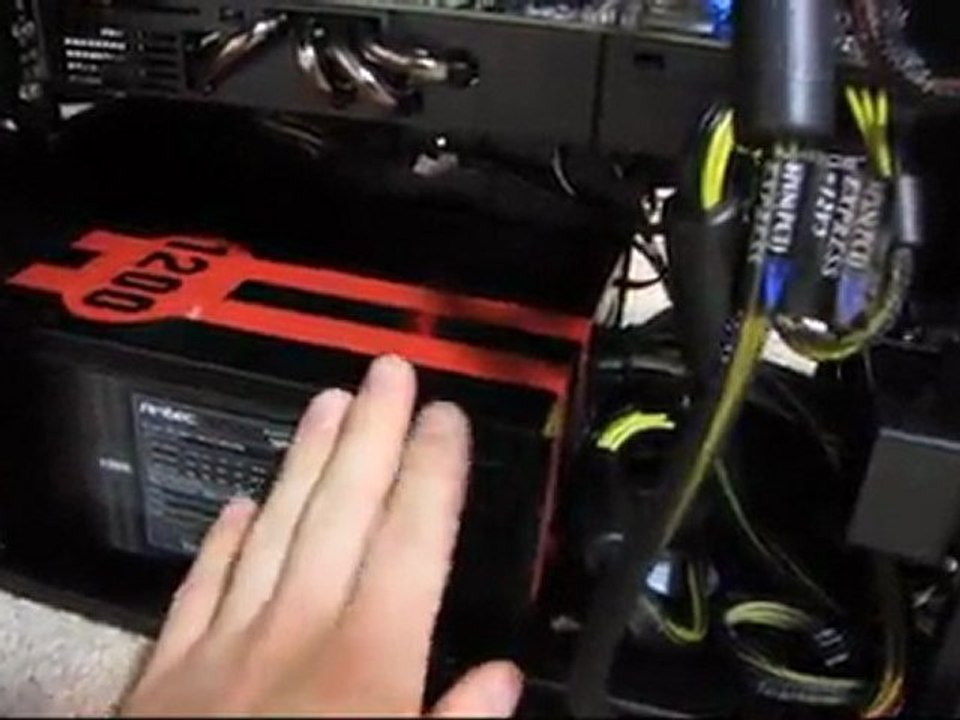 Antec Dark Fleet DF-85 Closer Look & nVidia GeForce 3D Vision Surround Build Inside Linus Tech Tips